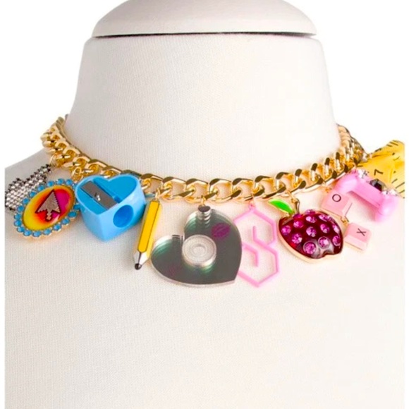 Betsey Johnson Jewelry - New Betsey Johnson School Supply Charm Necklace